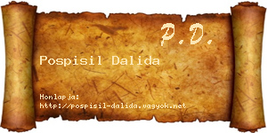 Pospisil Dalida névjegykártya